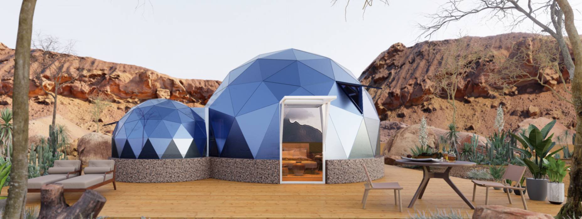 张店区球形智能光伏玻璃星空房